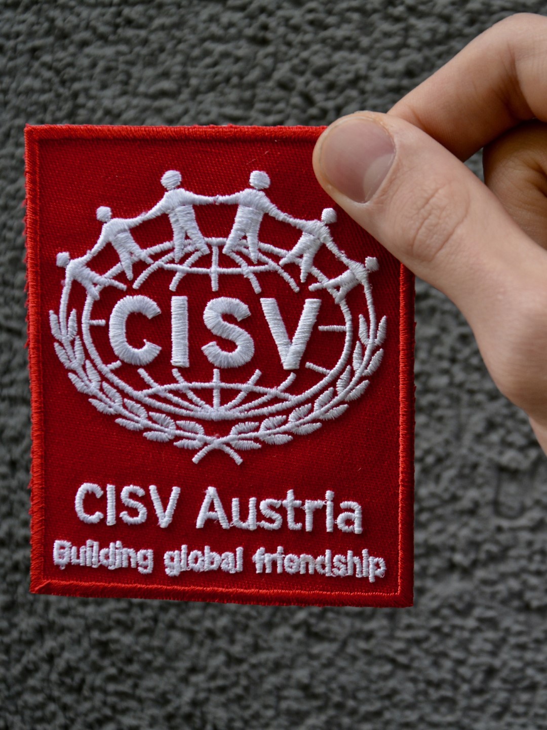 CISV Austria Sticker to nit (